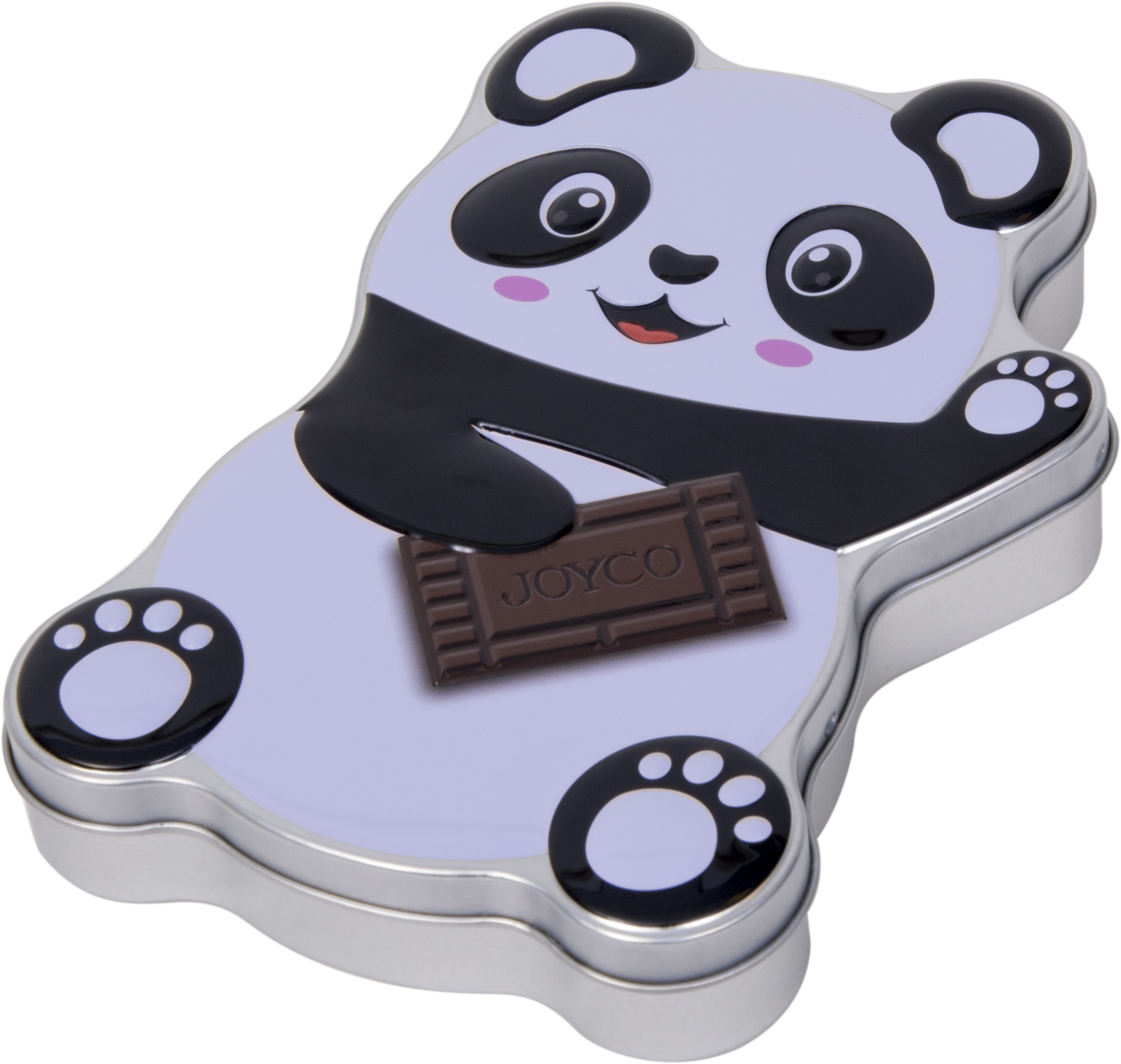 Op maat gemaakt blik voor Panda Chocolate